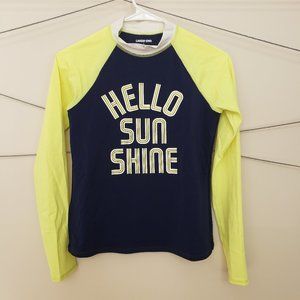 Large Girl's Lands' End Rash Guard
